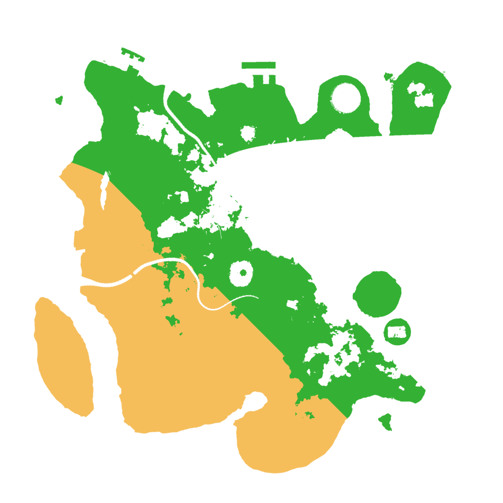 Biome Rust Map: Procedural Map, Size: 3000, Seed: 873547377