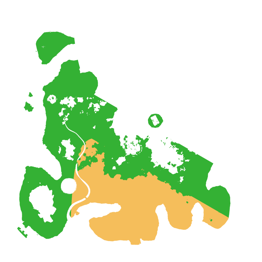 Biome Rust Map: Procedural Map, Size: 3000, Seed: 2561973