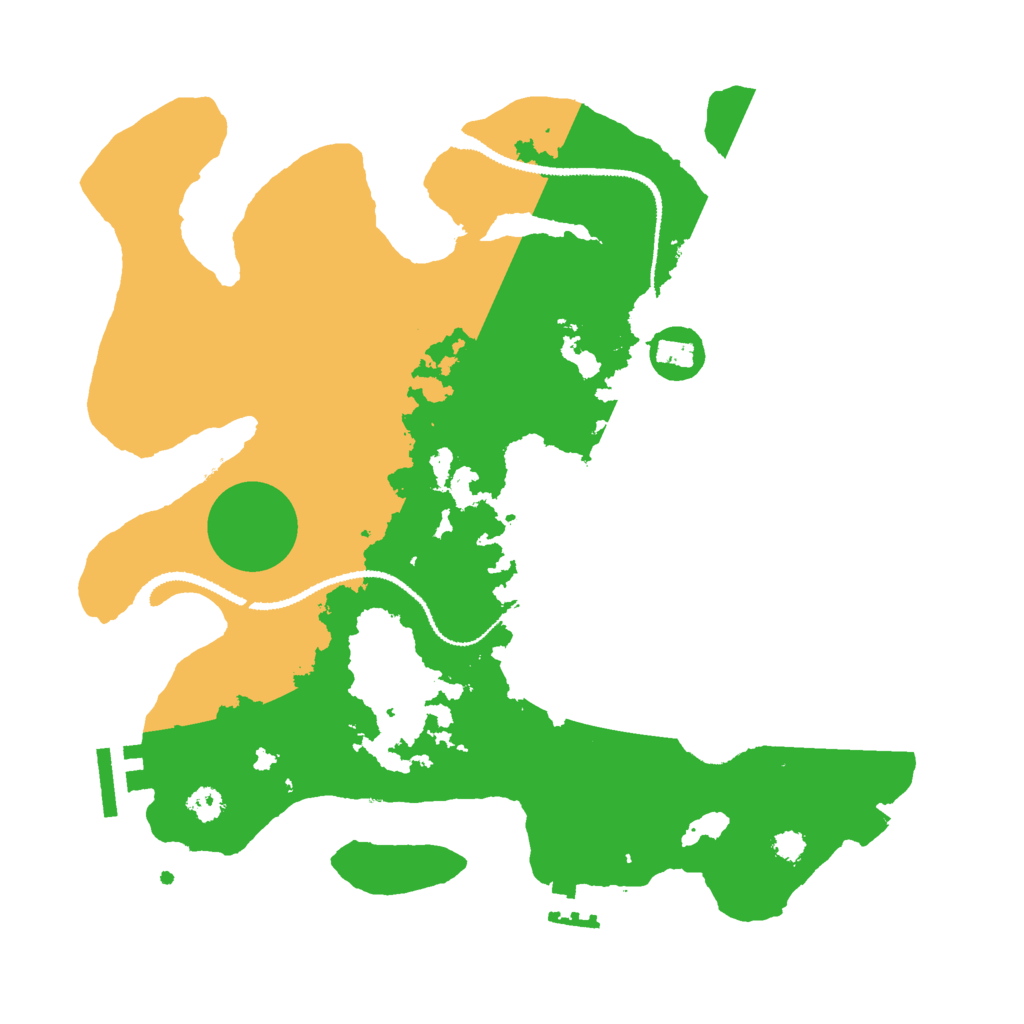 Biome Rust Map: Procedural Map, Size: 3000, Seed: 698245