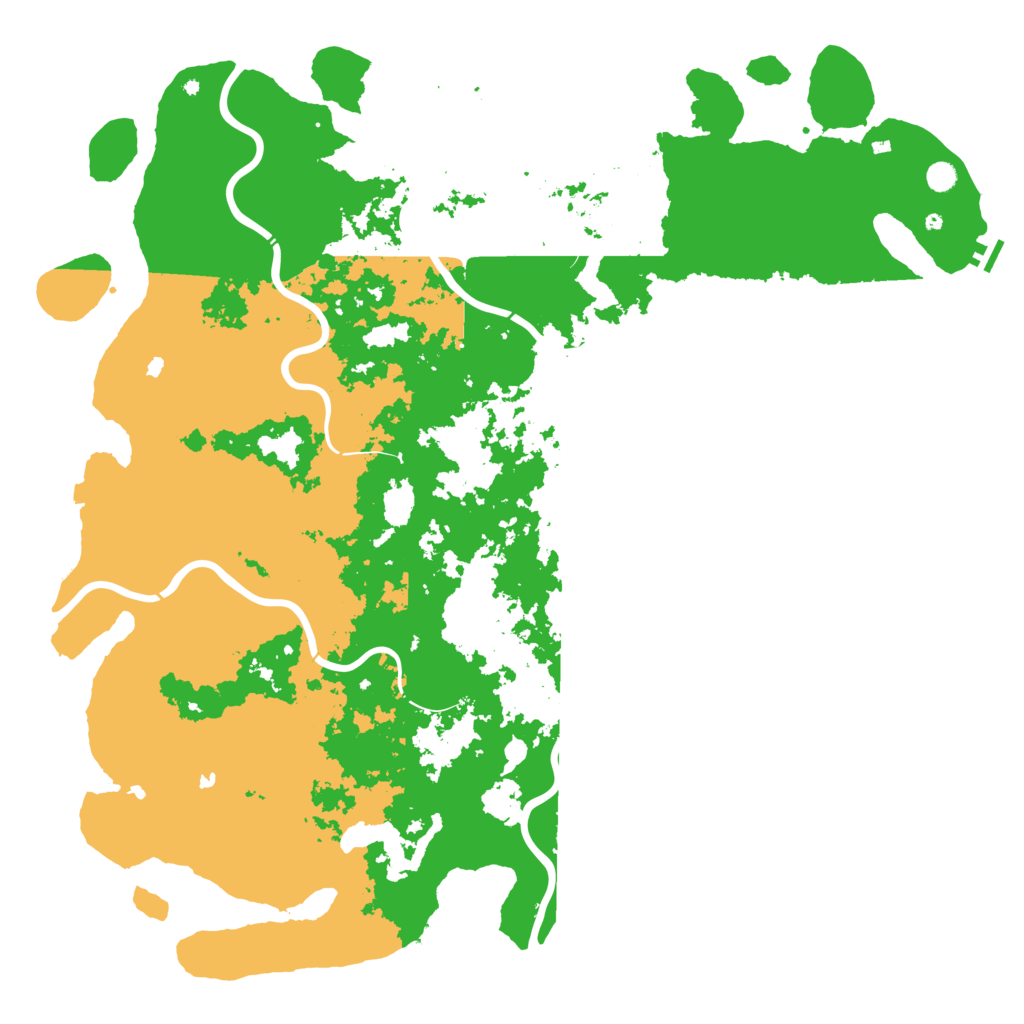 Biome Rust Map: Procedural Map, Size: 6000, Seed: 673193294