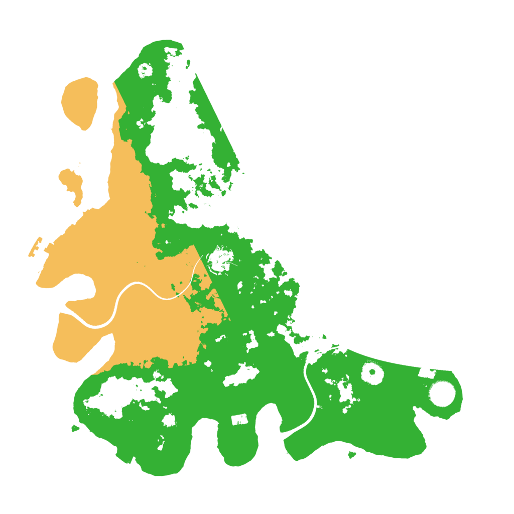 Biome Rust Map: Procedural Map, Size: 3500, Seed: 12365454