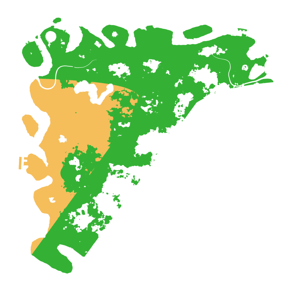 Biome Rust Map: Procedural Map, Size: 4750, Seed: 483382514