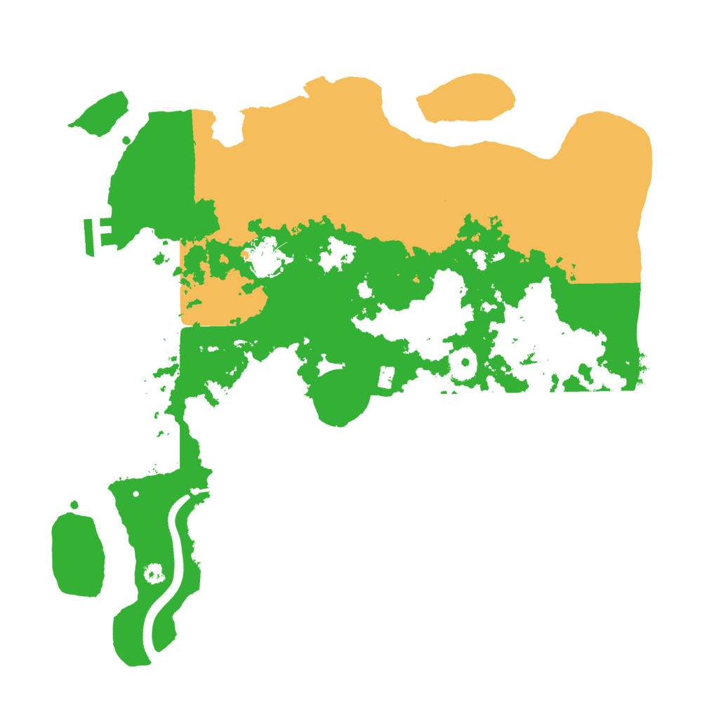 Biome Rust Map: Procedural Map, Size: 3500, Seed: 265311674