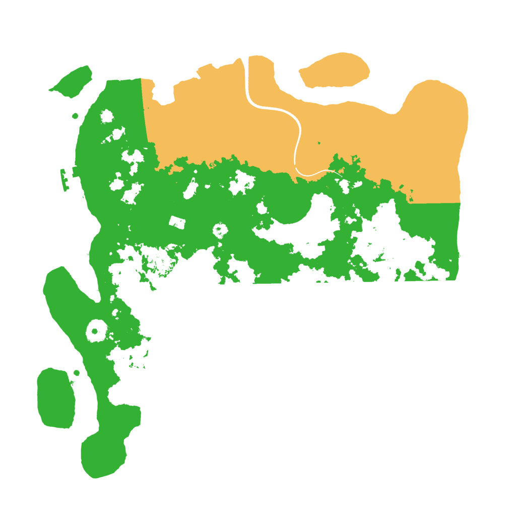 Biome Rust Map: Procedural Map, Size: 3500, Seed: 265311674
