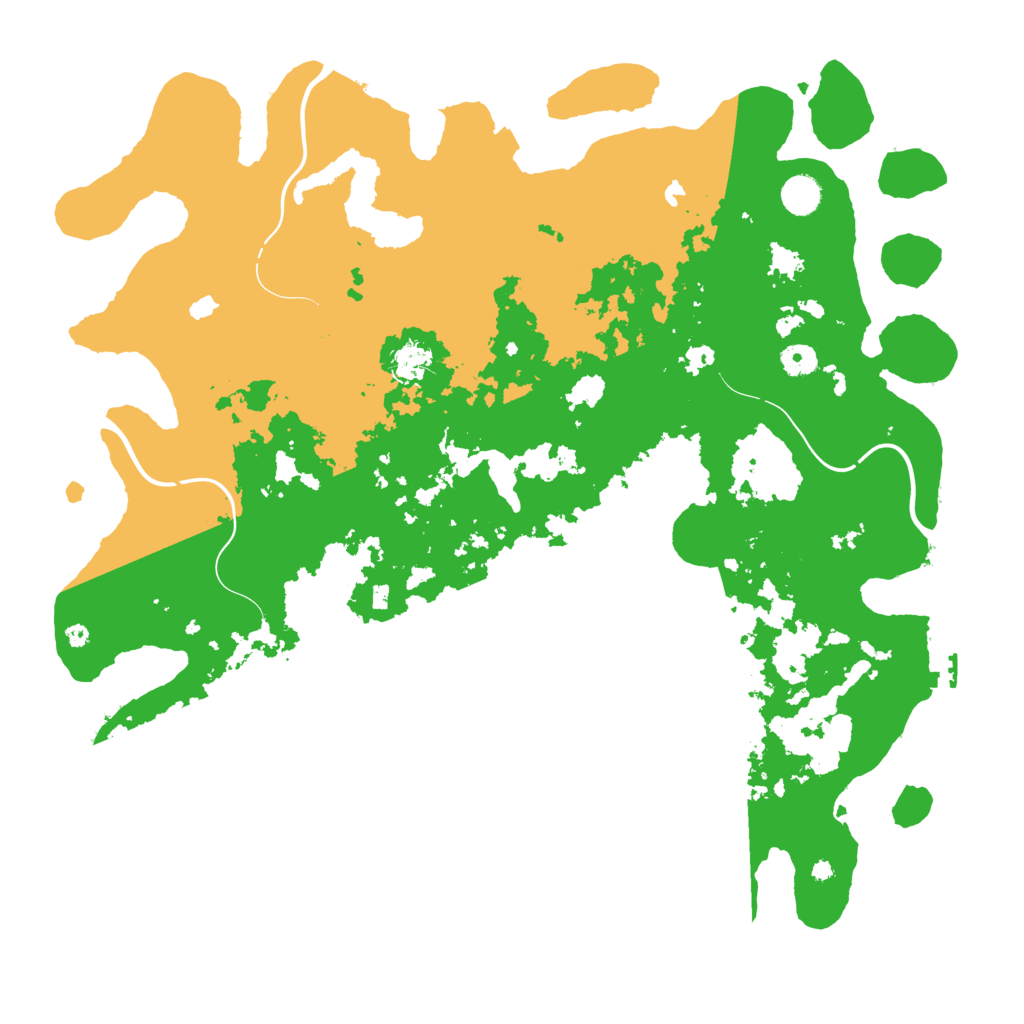 Biome Rust Map: Procedural Map, Size: 4500, Seed: 762137447
