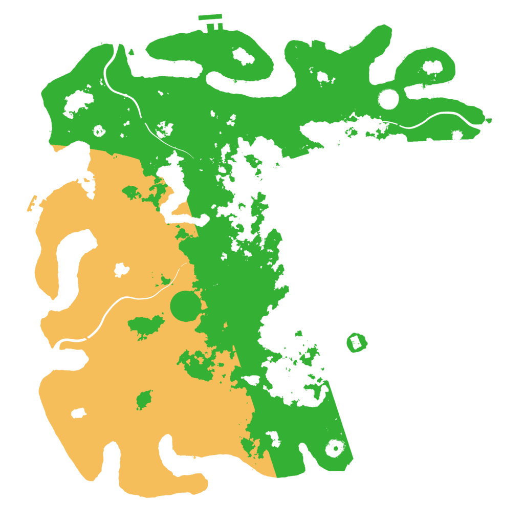 Biome Rust Map: Procedural Map, Size: 4500, Seed: 937882362