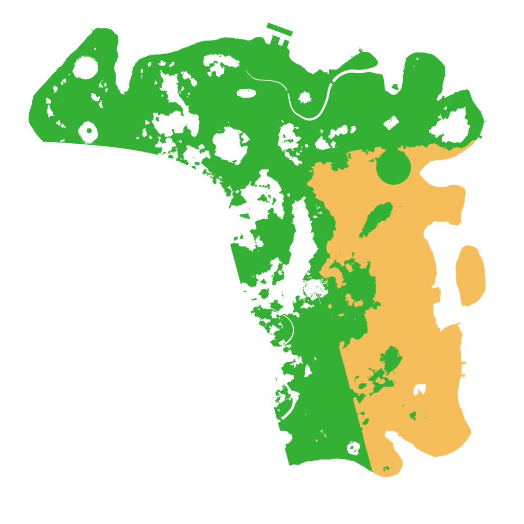 Biome Rust Map: Procedural Map, Size: 4000, Seed: 819990483