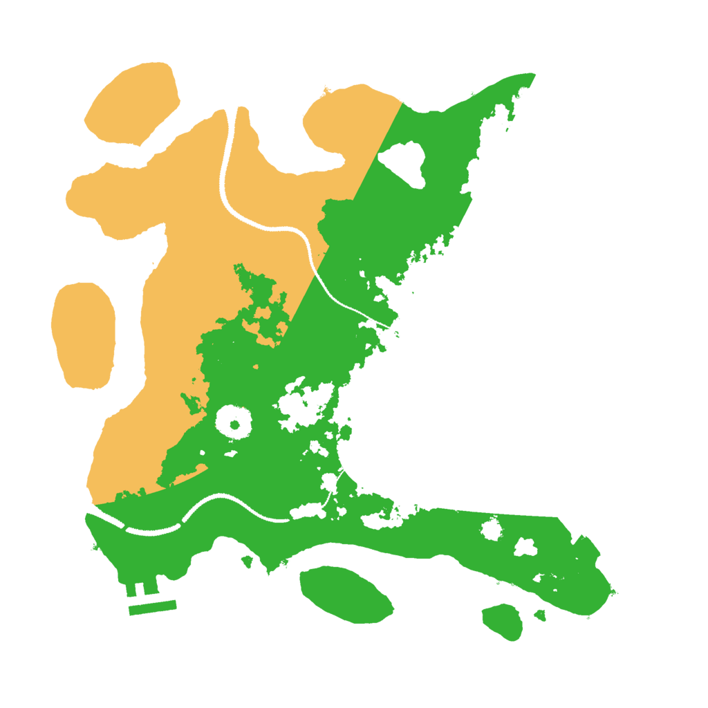 Biome Rust Map: Procedural Map, Size: 3000, Seed: 1489661182