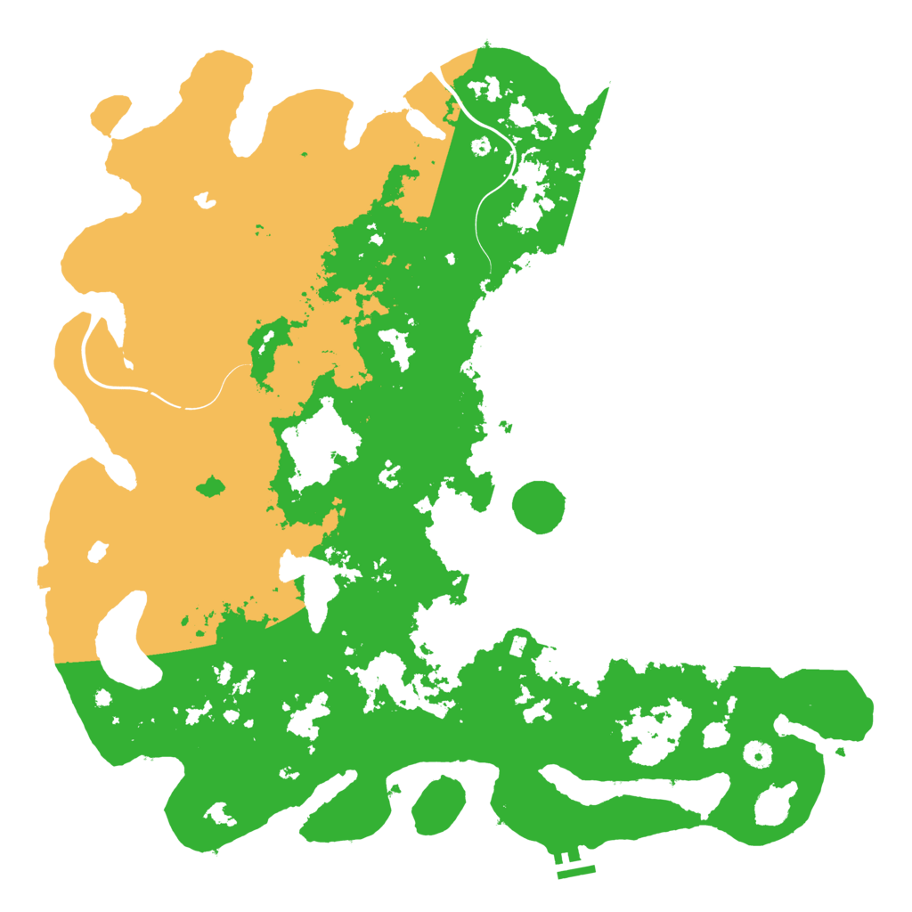 Biome Rust Map: Procedural Map, Size: 4800, Seed: 2034774570
