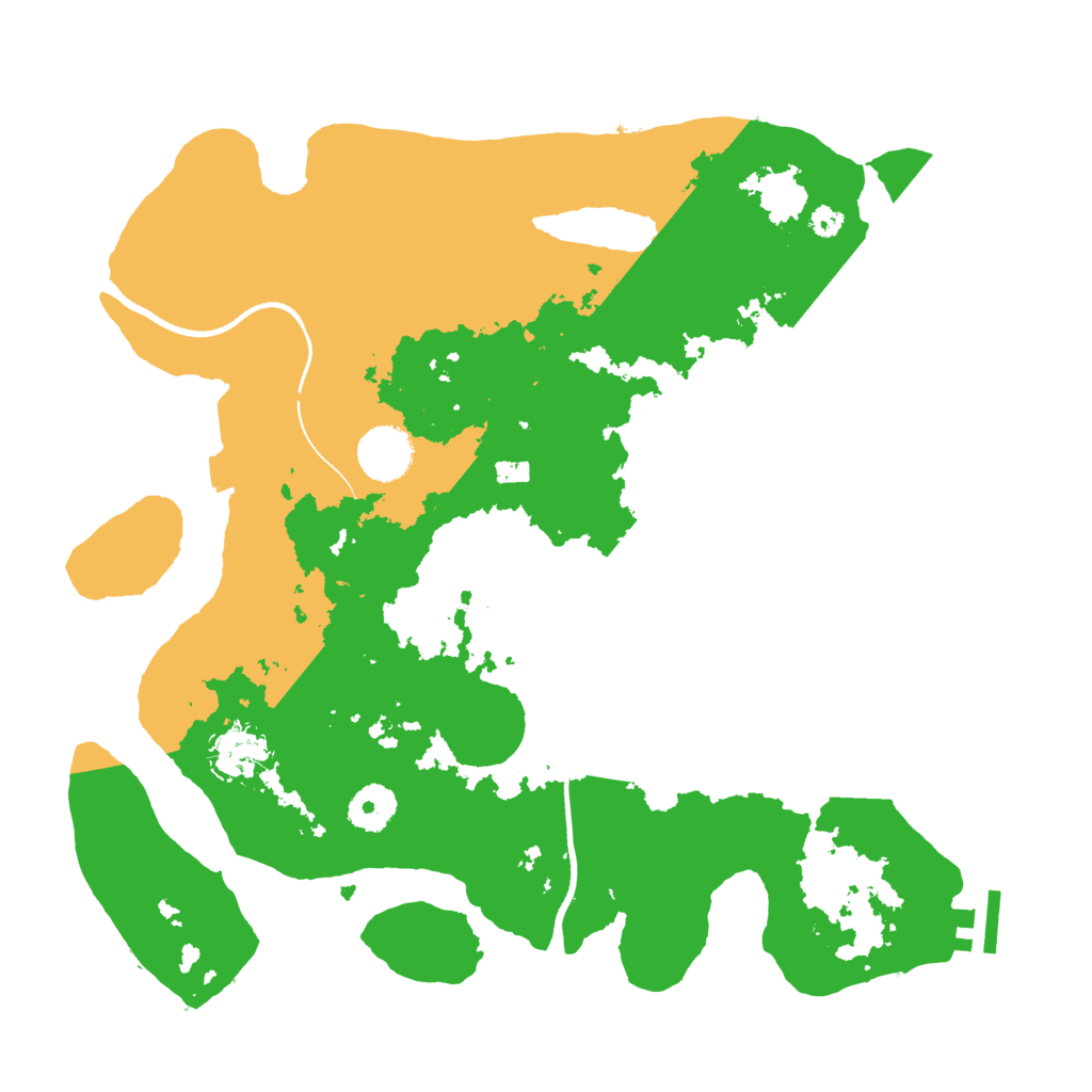 Biome Rust Map: Procedural Map, Size: 3500, Seed: 1370745025