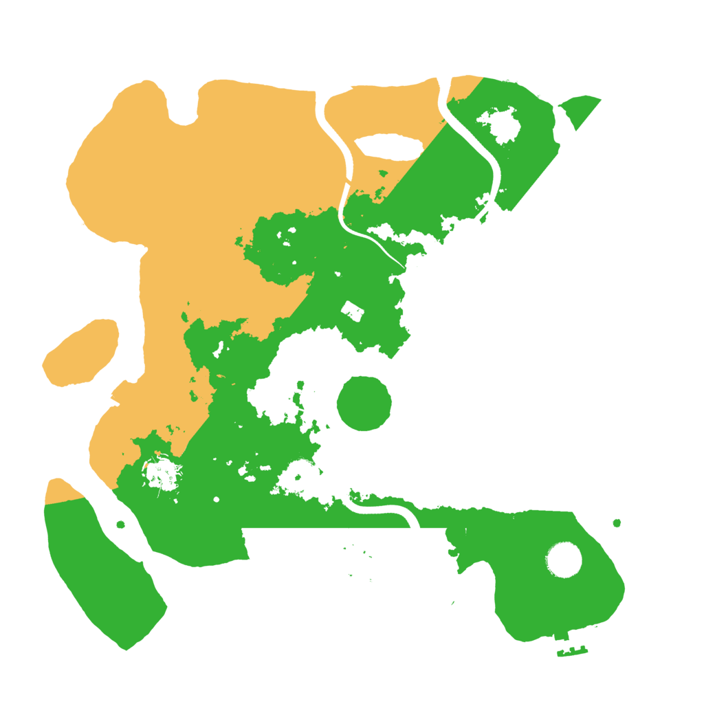 Biome Rust Map: Procedural Map, Size: 3500, Seed: 1370745025