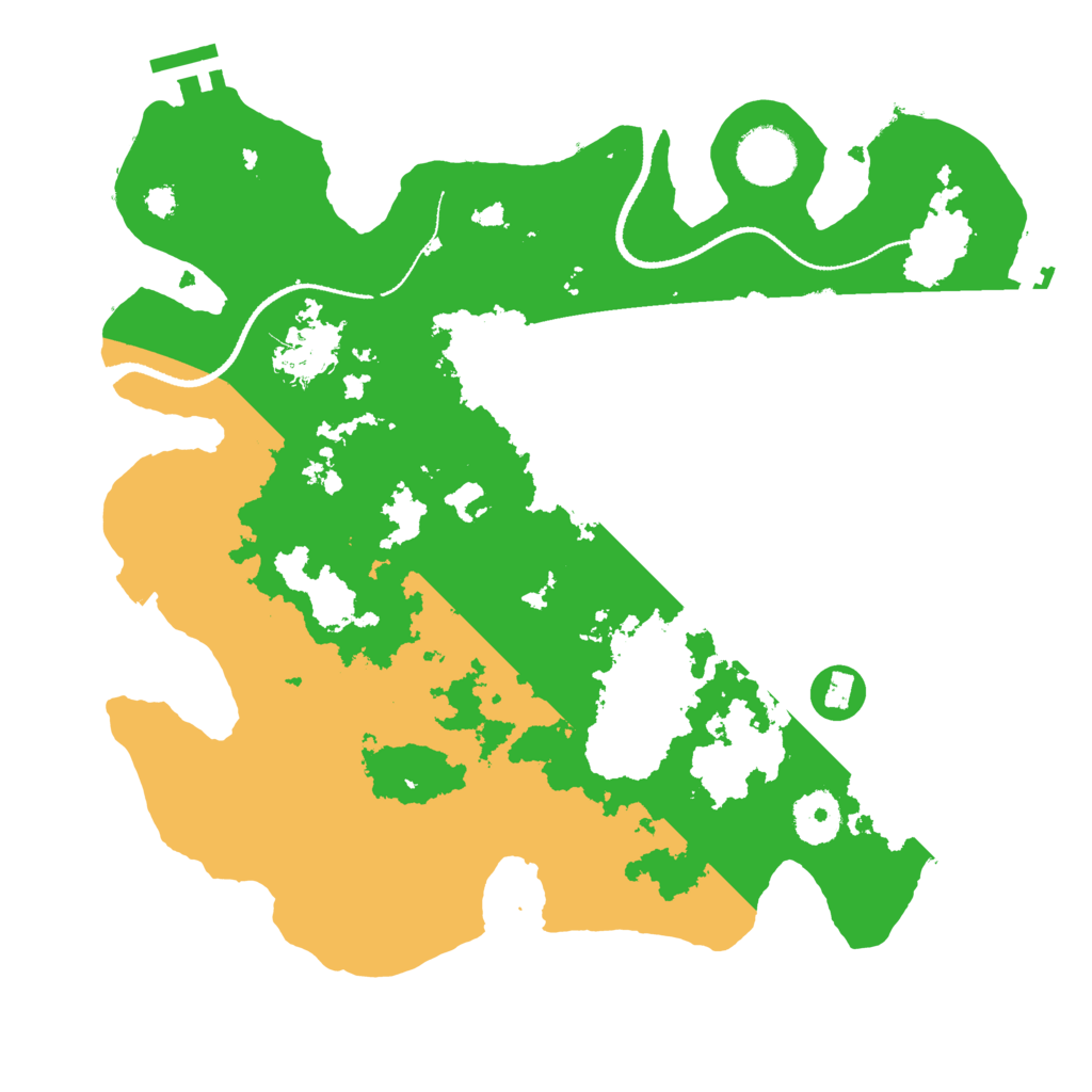 Biome Rust Map: Procedural Map, Size: 3250, Seed: 791322857