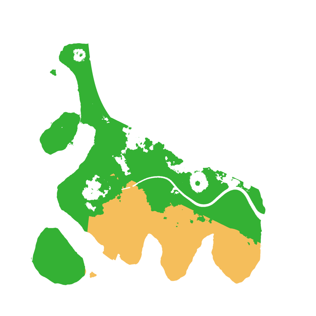 Biome Rust Map: Procedural Map, Size: 2500, Seed: 5033332