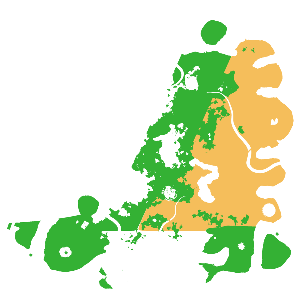Biome Rust Map: Procedural Map, Size: 4096, Seed: 1009527532