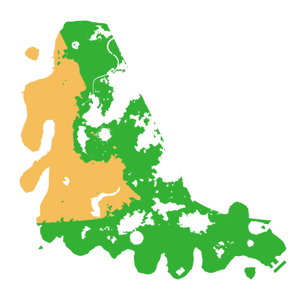 Biome Rust Map: Procedural Map, Size: 4000, Seed: 870610084