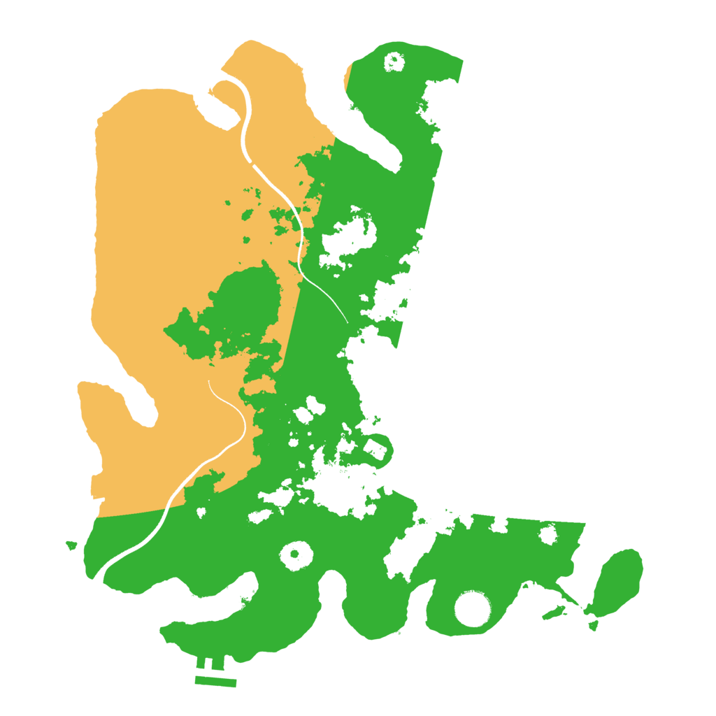 Biome Rust Map: Procedural Map, Size: 3500, Seed: 723068608