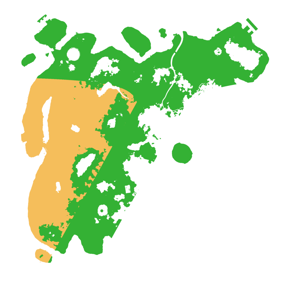 Biome Rust Map: Procedural Map, Size: 4000, Seed: 123456745