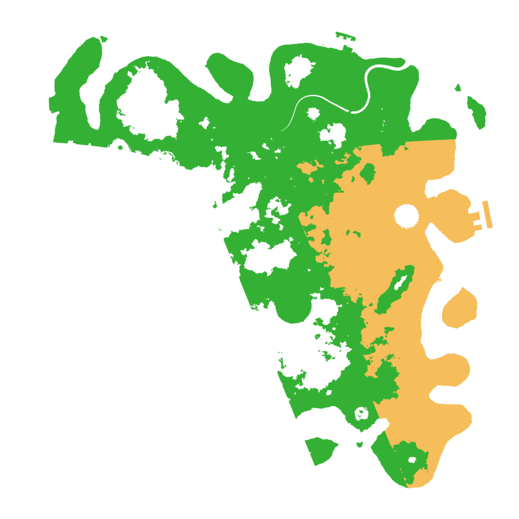 Biome Rust Map: Procedural Map, Size: 3800, Seed: 7878875