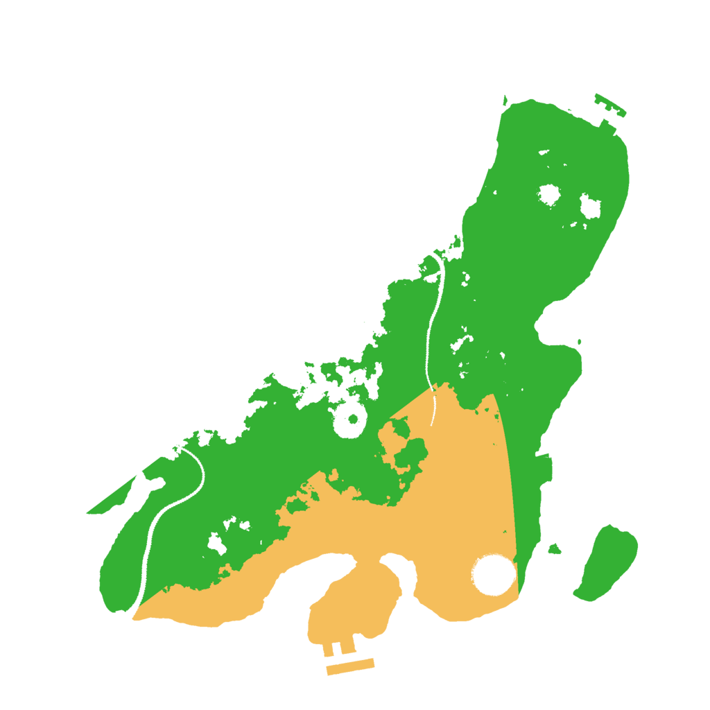 Biome Rust Map: Procedural Map, Size: 3000, Seed: 892424297