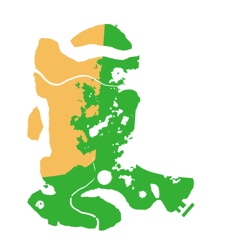 Biome Rust Map: Procedural Map, Size: 3000, Seed: 451788290