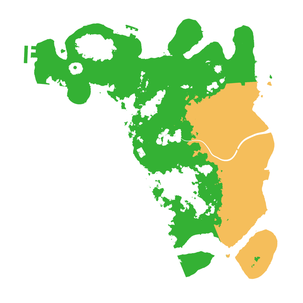 Biome Rust Map: Procedural Map, Size: 3500, Seed: 7878875