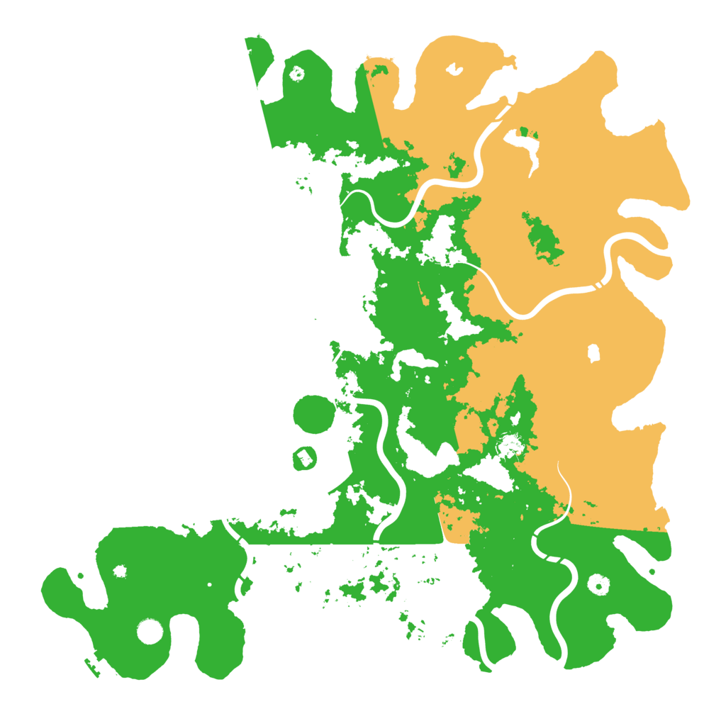 Biome Rust Map: Procedural Map, Size: 5000, Seed: 767913354