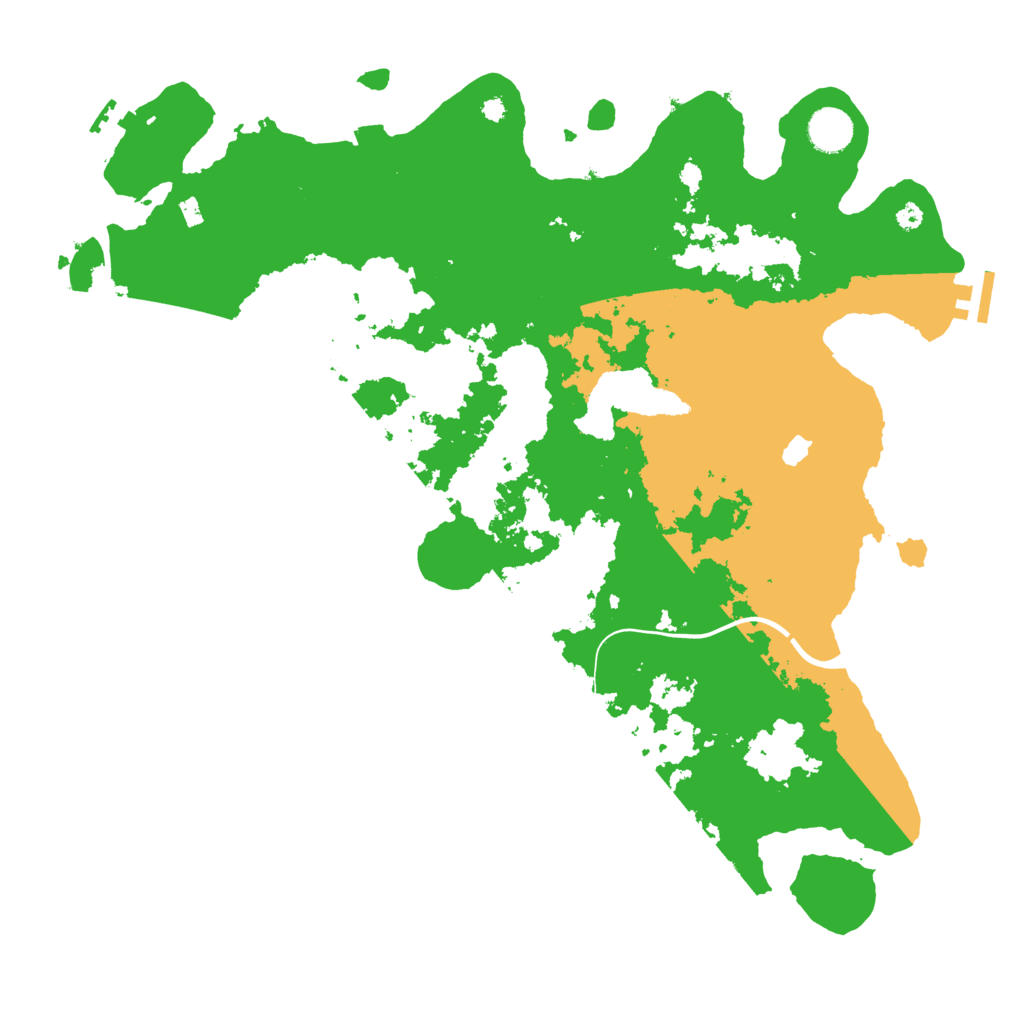 Biome Rust Map: Procedural Map, Size: 4000, Seed: 290316714