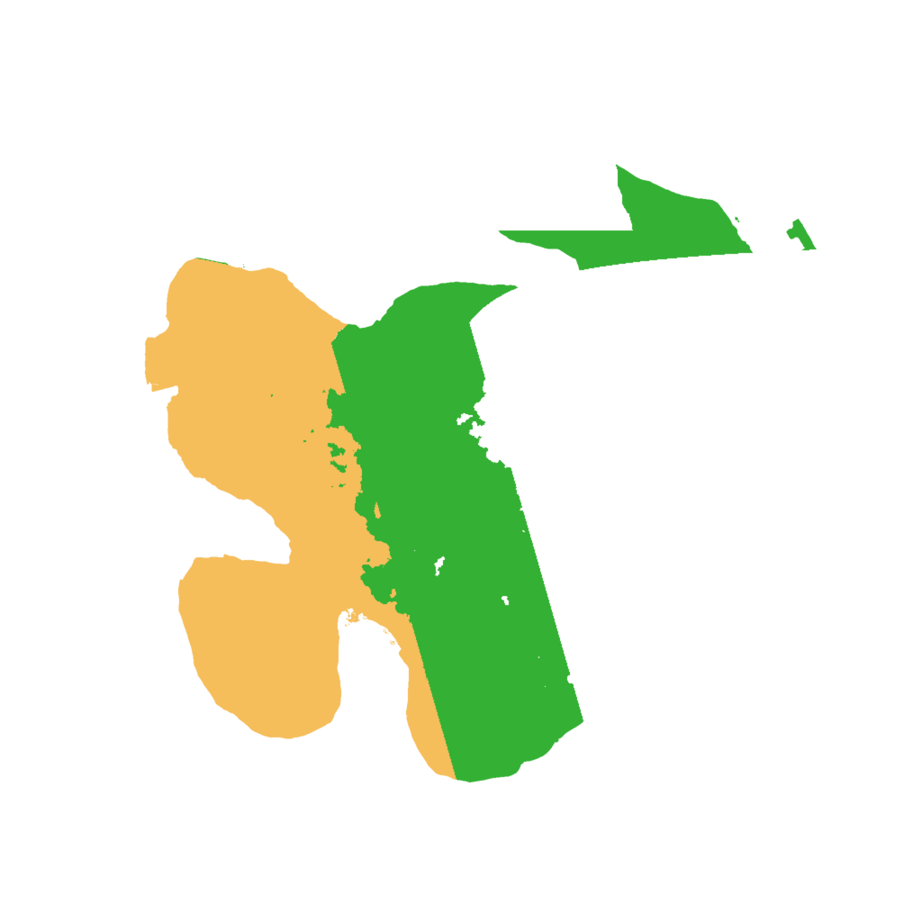 Biome Rust Map: Procedural Map, Size: 2000, Seed: 448908102