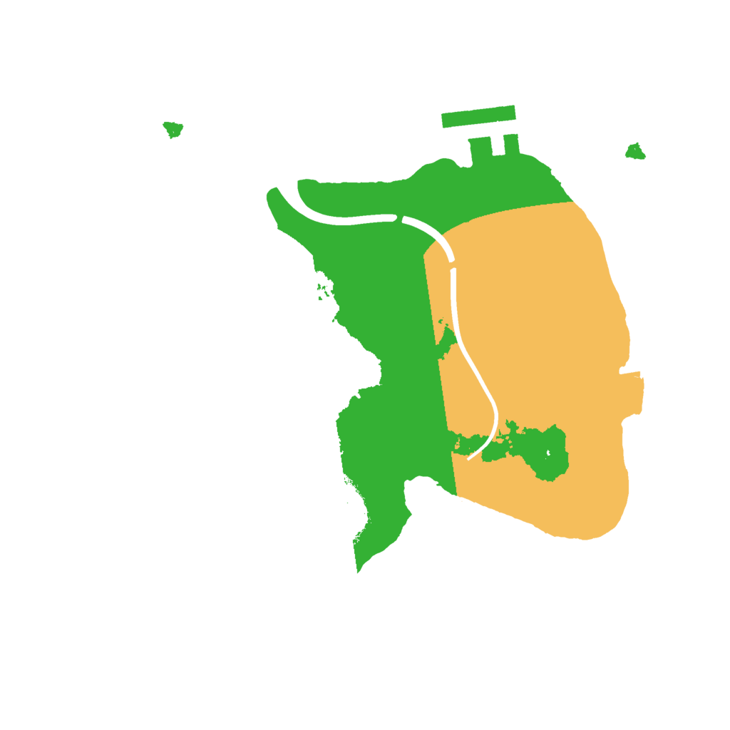 Biome Rust Map: Procedural Map, Size: 2000, Seed: 172292723