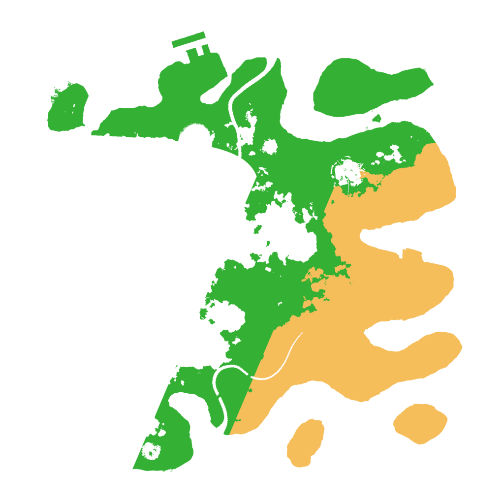Biome Rust Map: Procedural Map, Size: 3000, Seed: 223