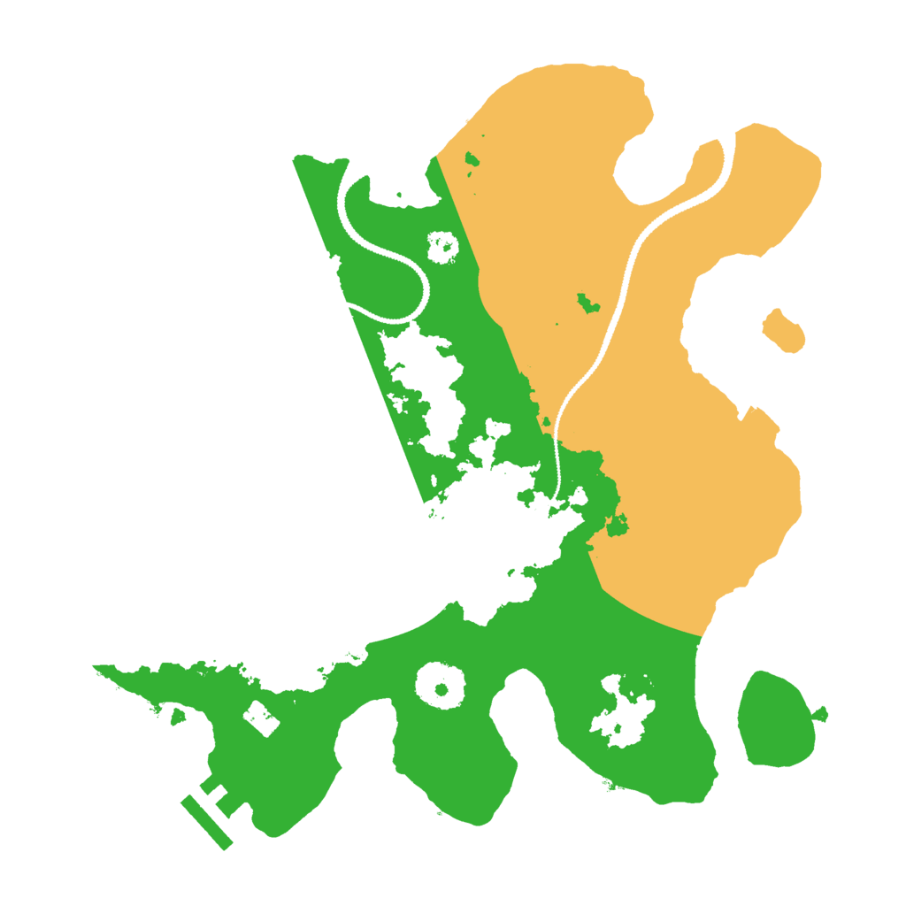 Biome Rust Map: Procedural Map, Size: 2800, Seed: 94894