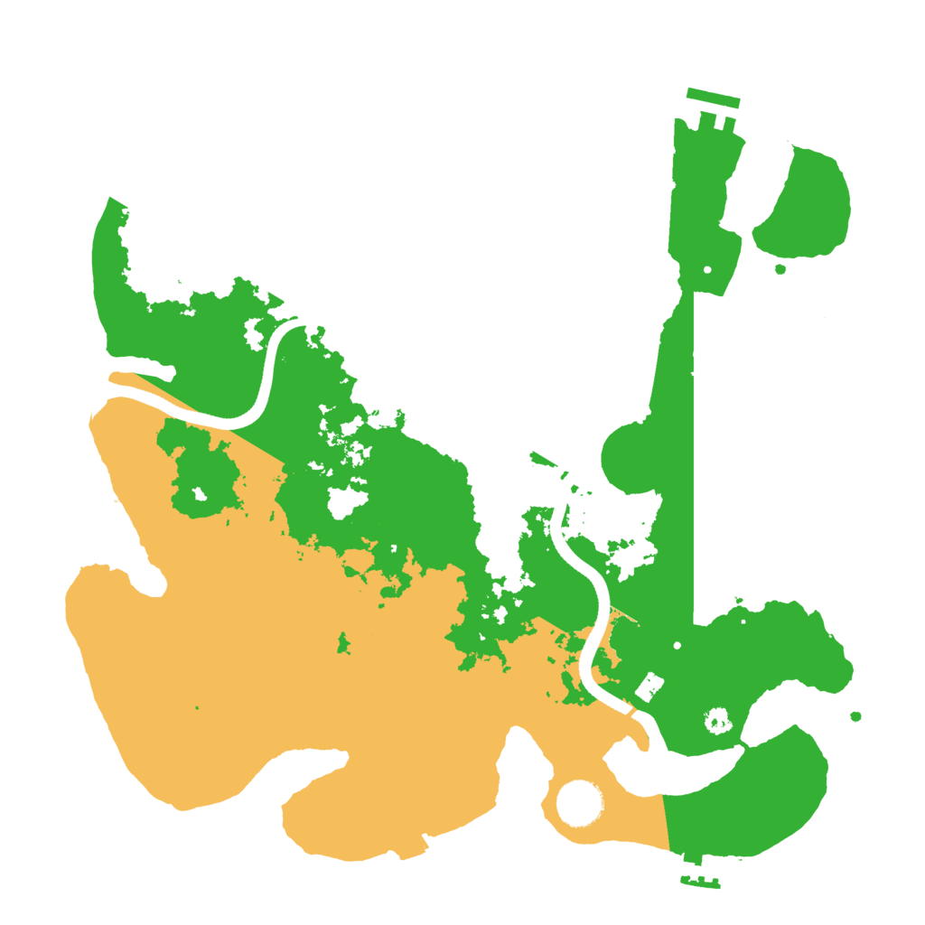 Biome Rust Map: Procedural Map, Size: 3500, Seed: 78146620