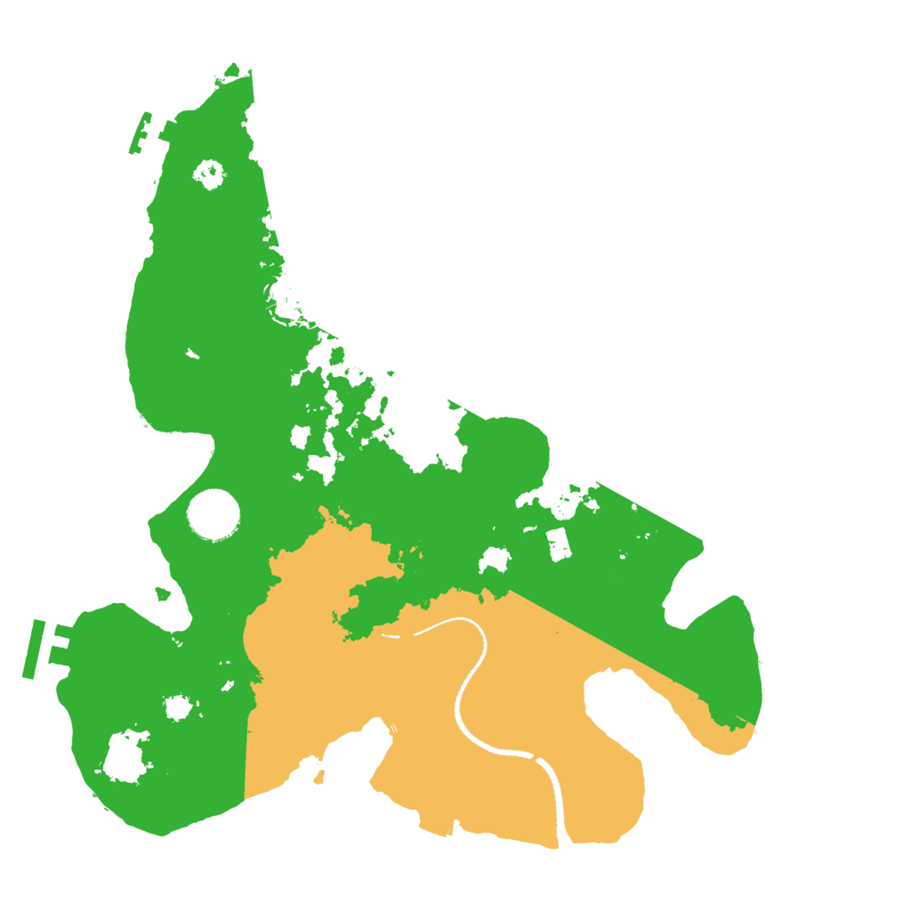 Biome Rust Map: Procedural Map, Size: 3100, Seed: 675842599