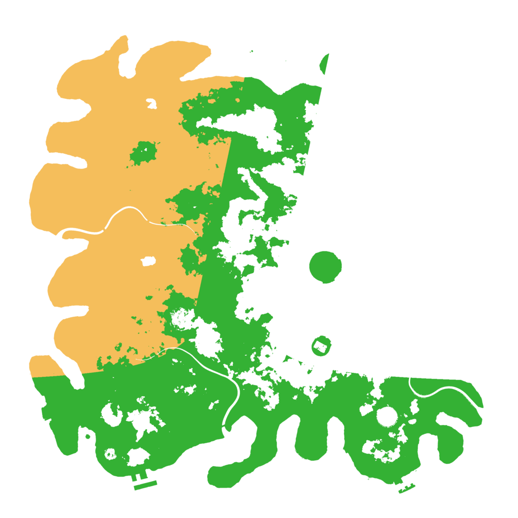 Biome Rust Map: Procedural Map, Size: 4500, Seed: 1618038929