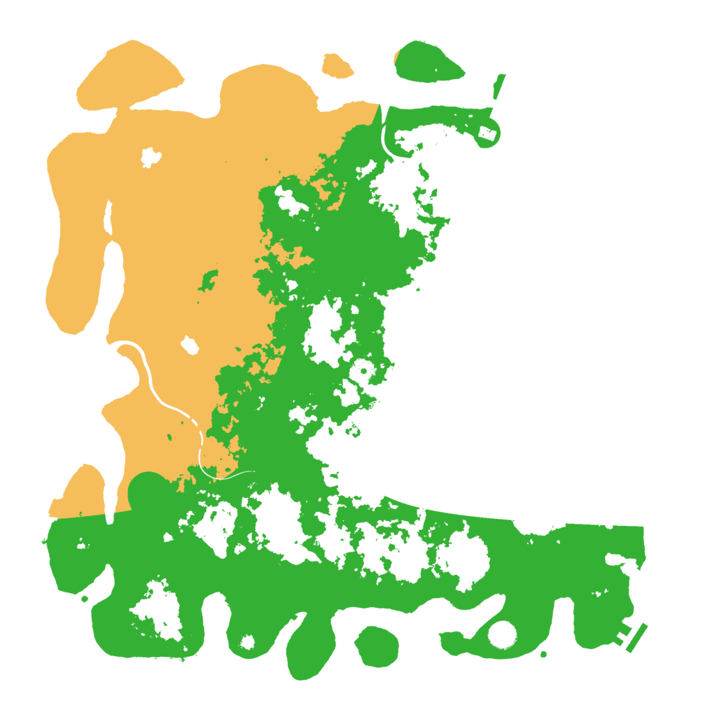 Biome Rust Map: Procedural Map, Size: 4500, Seed: 49983