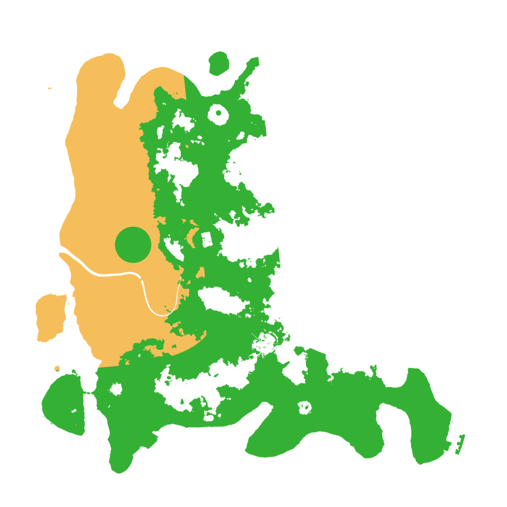 Biome Rust Map: Procedural Map, Size: 3700, Seed: 147865454
