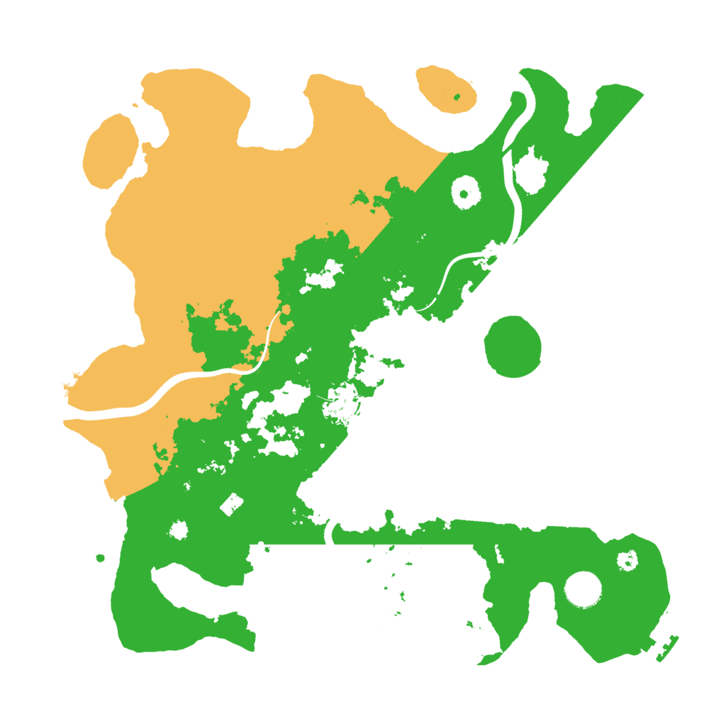 Biome Rust Map: Procedural Map, Size: 3500, Seed: 1345668793
