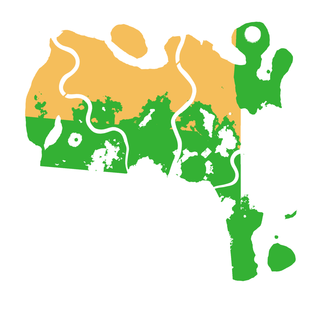 Biome Rust Map: Procedural Map, Size: 3500, Seed: 1710880045