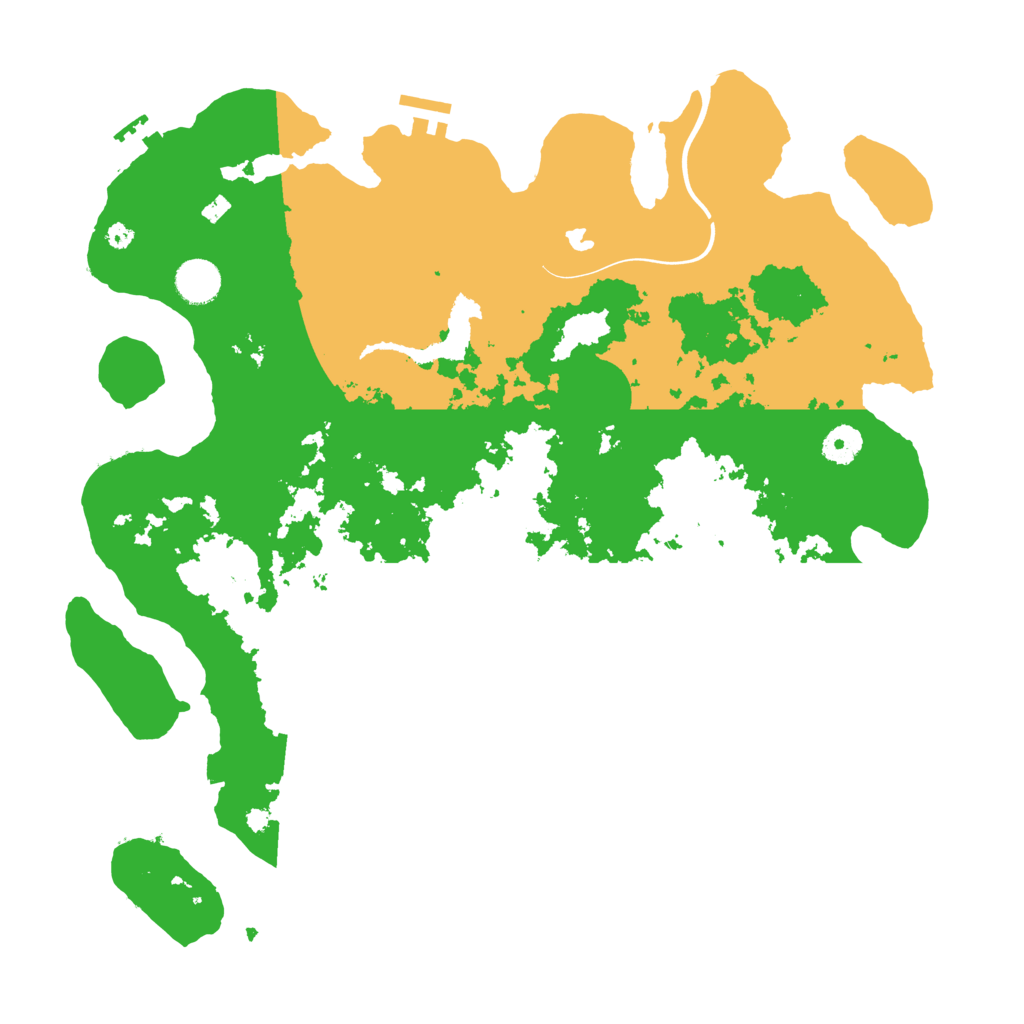 Biome Rust Map: Procedural Map, Size: 4000, Seed: 23012507