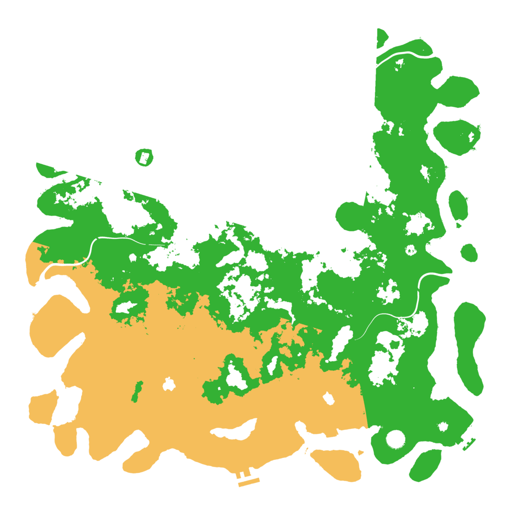 Biome Rust Map: Procedural Map, Size: 4800, Seed: 2086516079