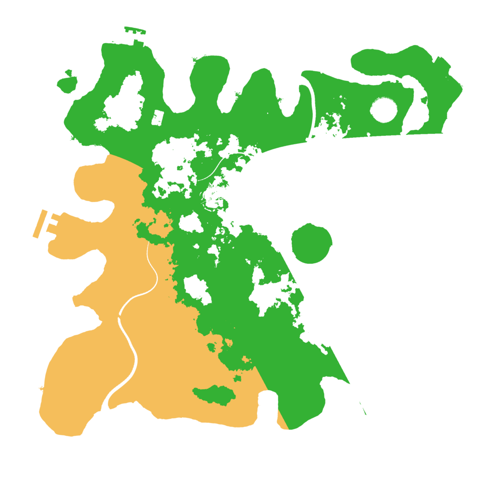 Biome Rust Map: Procedural Map, Size: 3500, Seed: 55210447