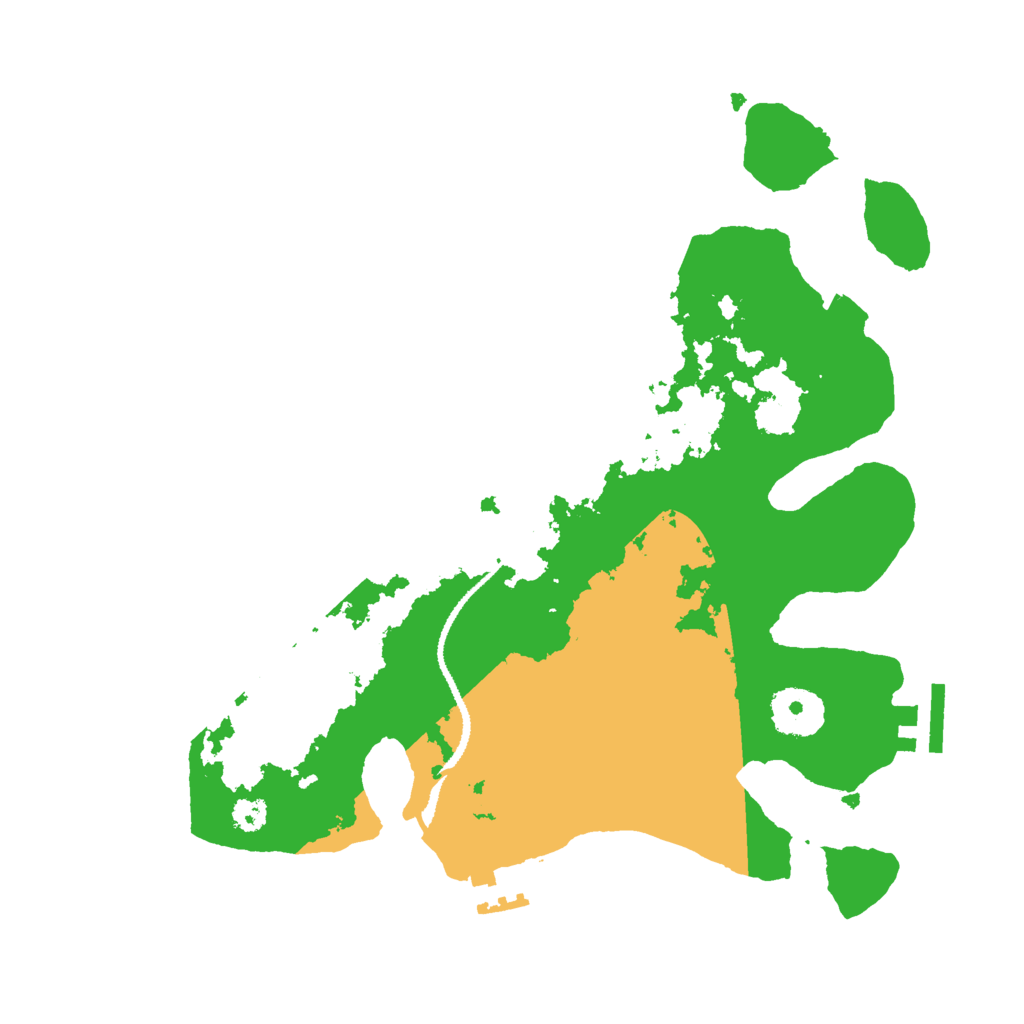 Biome Rust Map: Procedural Map, Size: 3000, Seed: 1930306461