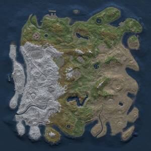 Thumbnail Rust Map: Procedural Map, Size: 4250, Seed: 475662573, 15 Monuments