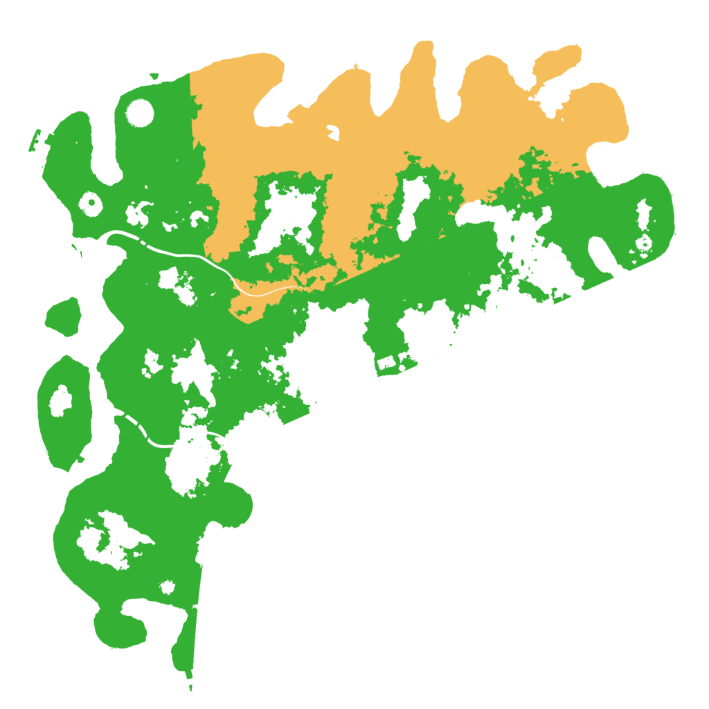 Biome Rust Map: Procedural Map, Size: 4500, Seed: 162263825