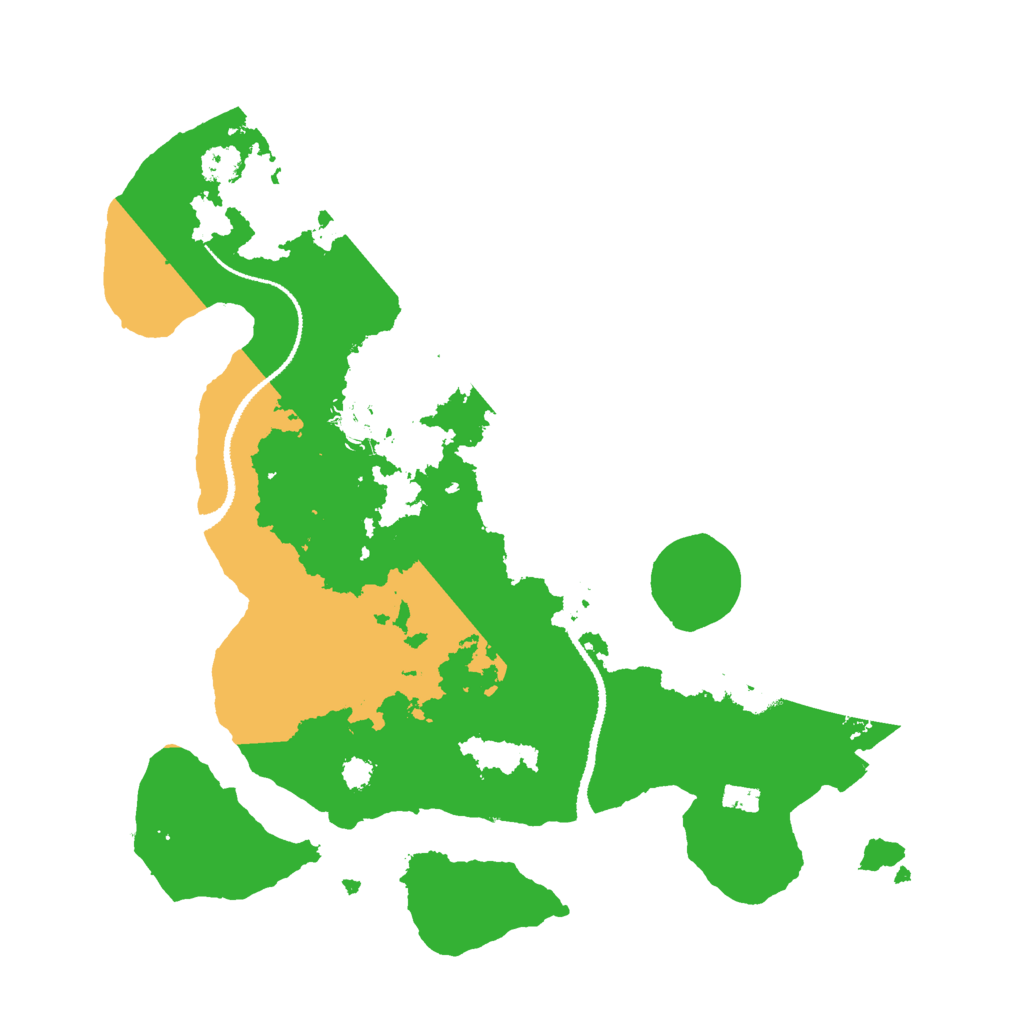 Biome Rust Map: Procedural Map, Size: 3000, Seed: 5885858