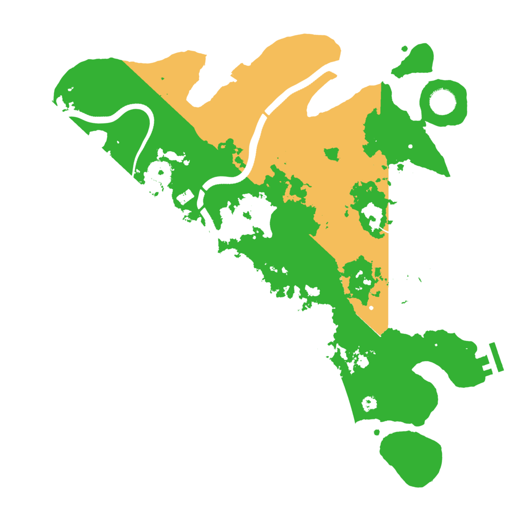 Biome Rust Map: Procedural Map, Size: 3500, Seed: 224816546