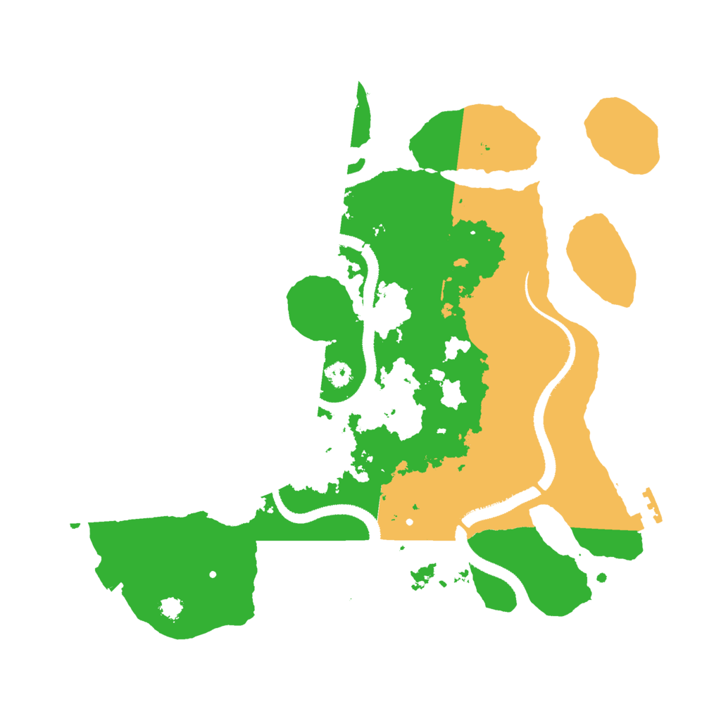 Biome Rust Map: Procedural Map, Size: 3000, Seed: 645000