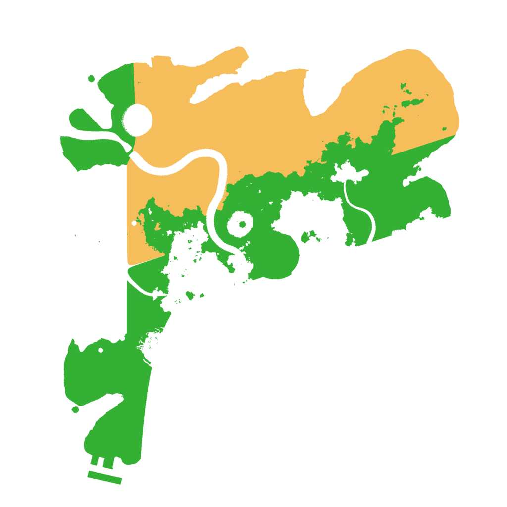 Biome Rust Map: Procedural Map, Size: 3000, Seed: 867465566