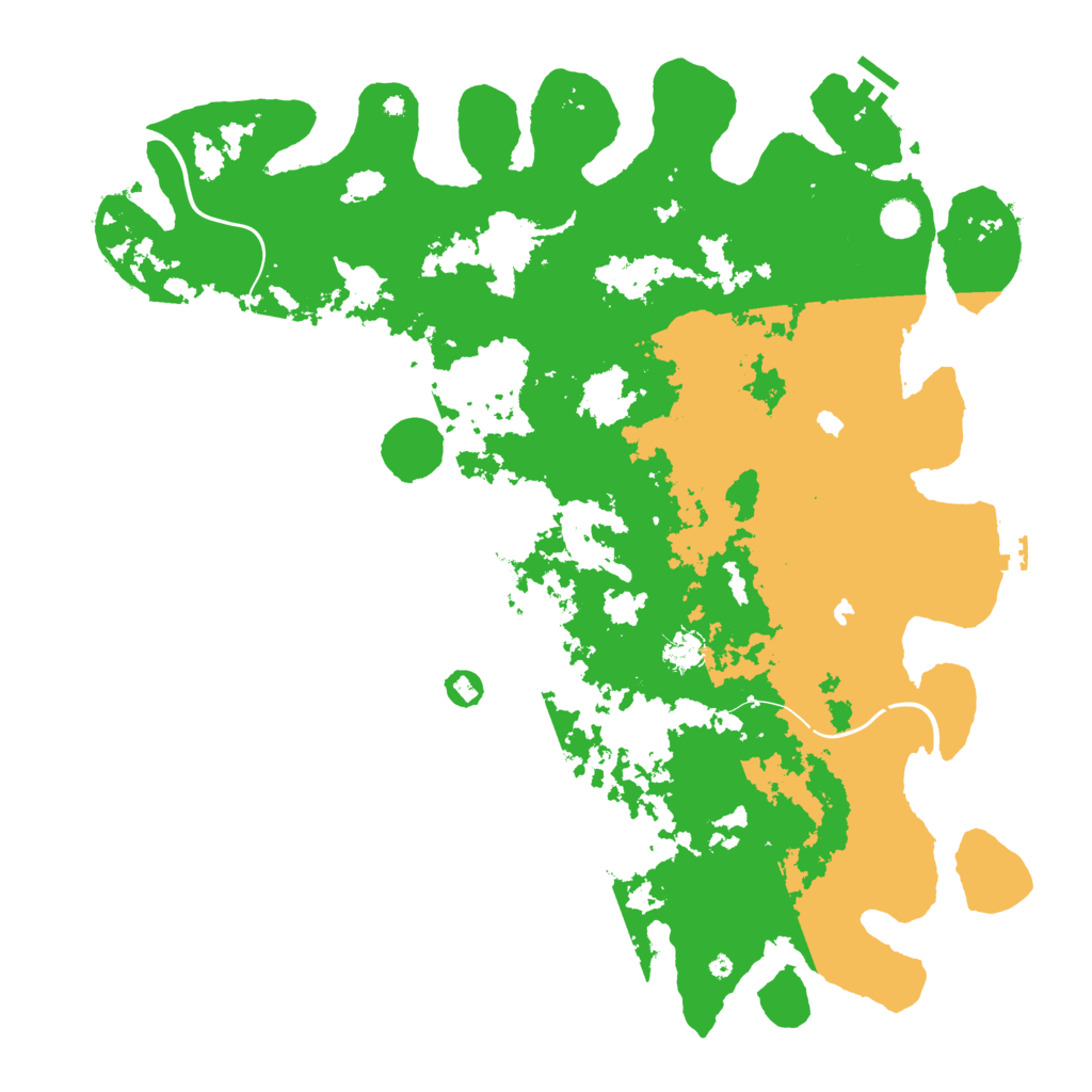 Biome Rust Map: Procedural Map, Size: 4800, Seed: 569680605