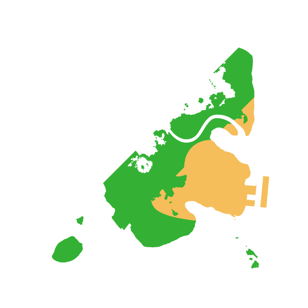 Biome Rust Map: Procedural Map, Size: 2000, Seed: 1475764656